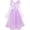 Purple, variant on Flower Girls Dress Purple Sleeveless Mantillas Wedding Bridesmaid 7