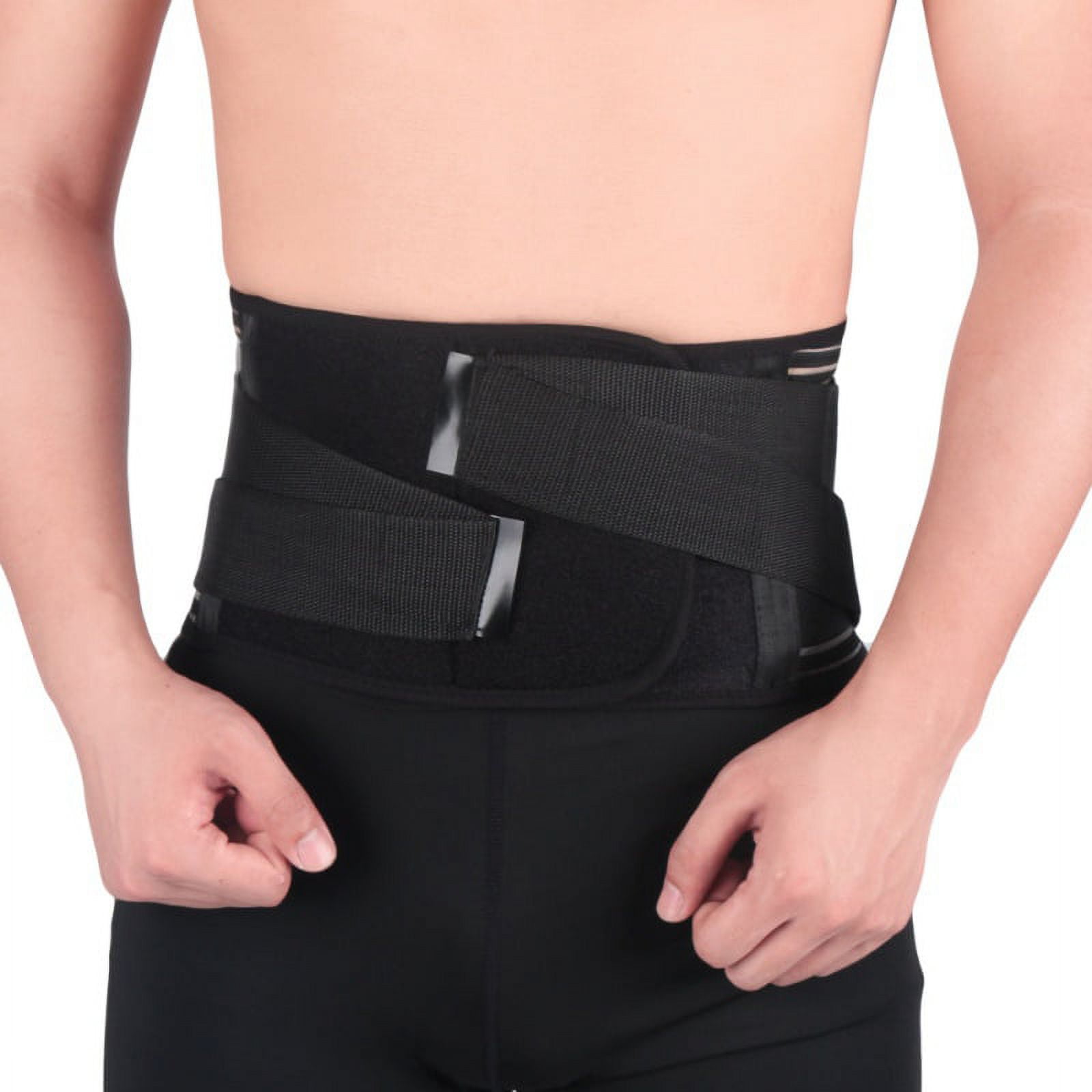Lumbar Waist Support Belt,Strong Lower Back Brace Support Pain Relief  Corset Belt Waist Trainer Sweat Slim Belt For Sports,L 