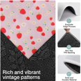 thumbnail image 3 of Strawberry Plants Fruit Daisy Pink Pattern Kitchen Rugs Sets Of 3,Kitchen Runner Rugs Non Skid Washable,Decorative Kitchen Floor Mats for Kitchen,Sink,Laundry,17"x30"+ 17"x47" + 17"x59", 3 of 6