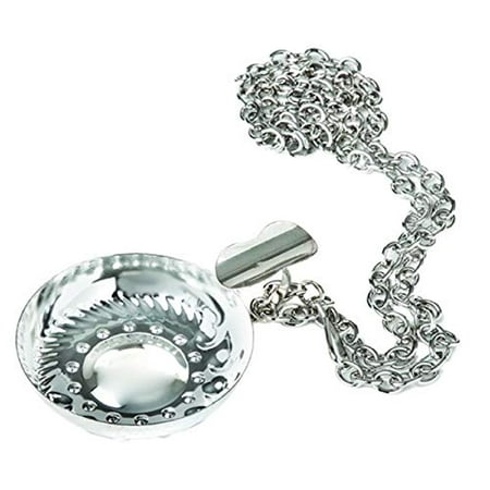 

Silver Plated Tastevin Cellarman s Wine Tasting Cup w/ Attached Chain by Franmara