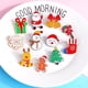 thumbnail image 2 of Broche de Navidad de dibujos animados Kawaii Santa Claus muletas alce muñeco de nieve sombrero copo de nieve pines insignias para mujeres niño Regalo de Cumpleaños de Navidad, 2 of 4