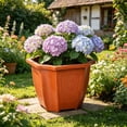 thumbnail image 4 of Hvmvliv Octagonal Thickened Plastic Flower Pot Set of 3 for Indoor Outdoor Garden Patio Decorative Plants Display, 4 of 7
