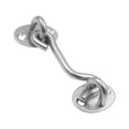 thumbnail image 1 of Dalazy Window Eye Latch Gate Door Window Stainless Steel Windproof Lock Hook with Mounting Screws, 3 Inch, 1 of 7