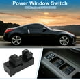 thumbnail image 2 of Interruptor de ventana eléctrica Unique Bargains No. 25401CD02D para el lado del conductor delantero izquierdo del Nissan 350Z 2003-2007 Negro, 2 of 7