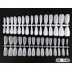 thumbnail image 1 of 300 puntas de uñas de gel suave, 10 tamaños, puntas de uñas sin limar de doble cara mate, puntas de uñas de gel cortas de cobertura total acrílica para extensiones de uñas, 1 of 5