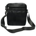 thumbnail image 2 of Mens Genuine Leather Shoulder Messenger Bag for Men Adjustable Shoulders Sling Crossbody Bags for Travel Work Business Handbag, 2 of 7