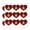 Clear, variant on Wonder Woman 80th Classic Comic Pose Heart Shaped Planner Calendar Scrapbook Craft Stickers