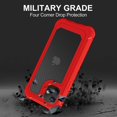 thumbnail image 4 of Compatible con Funda para iPhone 12, Funda Delgada Mate Antigolpes y Antihuellas de 4 Esquinas para iPhone 12 Pro de 6,1 Pulgadas (2020)-Rojo, 4 of 5