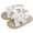 White, variant on Infant Baby Girls Summer Sandals with Flower Bowknot Soft Sole Wedding Dress Flats Newborn First Walkers Crib Dress Shoes White 6M(13)