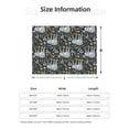 thumbnail image 5 of Disketp Cute Sloth Flannel Blankets - Thick and Warm Blanket for Winter, Soft Fuzzy Plush King Blanket for All Seasons80"x60", 5 of 6