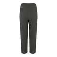 thumbnail image 4 of Stephy Women's New Thin Elastic Loose Large Size Korean Version of Everything Long Trousers Casual Trousers Haren, Black, L, 4 of 9