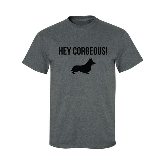 Hey Corgeous! Adult Short Sleeve T-shirt