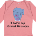 thumbnail image 4 of Inktastic I Love My Great Grandpa Elephant Boys or Girls Long Sleeve Baby Bodysuit, 4 of 5