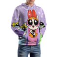 thumbnail image 6 of The Powerpuff Girls Unisex Adult Hoodie Casual Hooded Sweatshirt Pullover Novelty 3D Printed Sweater Jacket S, 6 of 8