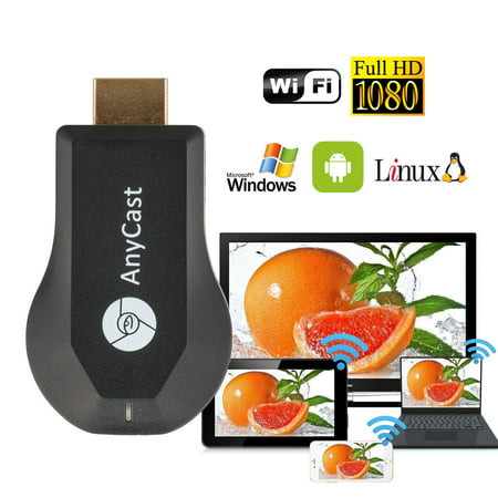 EEEKit WiFi Display Dongle Receiver, 1080P Full HD HDMI TV Stick AnyCast DLNA Wireless Airplay (Best Dlna App For Iphone 5)