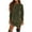 Army Green, variant on gakvbuo Women's Casual Solid Long Sleeve Round-neck Pullover Fashion Dress