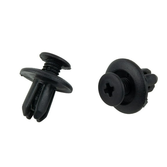 Tekuisi 50pcs Fastener Screw Rivet Nylon Front Bumper Fender Body Moulding Clips Rivet Retainer for Mazda 3 6 Car Clips Accessories