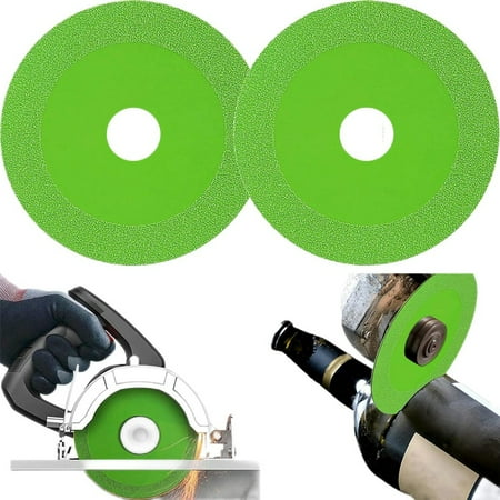 

Glass Cutting Disc Saw Blade Wheel Glass Ceramic Cutting for Angle Grinder 4 Inch Ultra-Thin Diamond Saw Blade Wheel 2PC