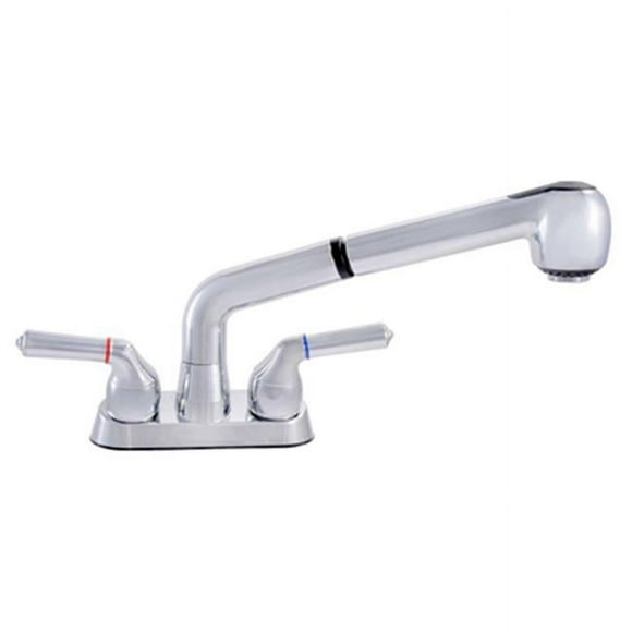 LDR Global Industries 242440 Robinet de Lessive Chromé à 2 Poignées