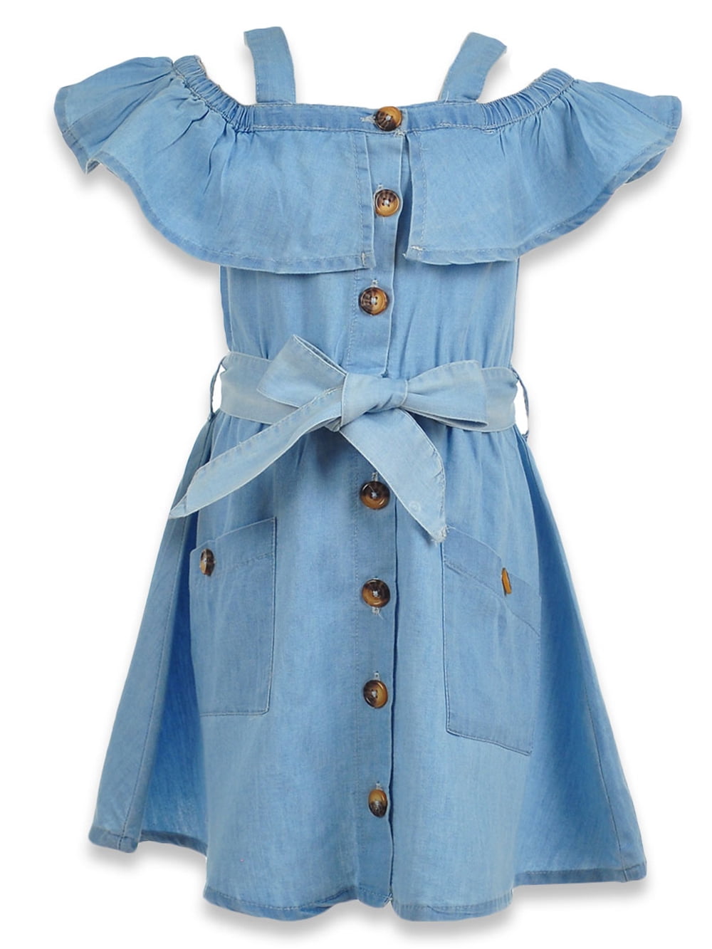 jean dress for little girl