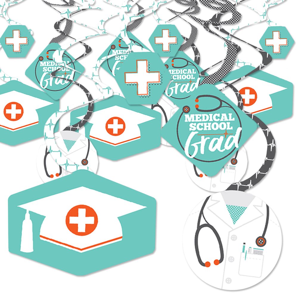 Medical School Grad Doctor Graduation Party Hanging Decor Party