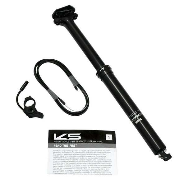 Kind Shock KS Rage-iS Suspension Dropper Seatpost w/ Remote 30.9x388mm T: 125mm #KS2733