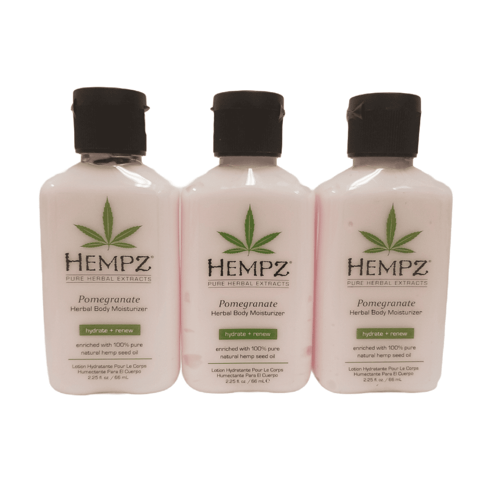 Pack of 3 HEMPZ Lotion 2.25 fl. oz Pomegranate