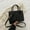 Black, variant on Uuiauoio Women's Shoulder Bag Casual Handbag Messenger Purse with Adjustable Strap for Work Travel Shopping Crossbody Tote Gift
