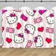 thumbnail image 5 of Fondo de Hello Kitty, decoración de fiesta, niña, niños, Fondo de cumpleaños, fotografía de gatos lindos, accesorios de estudio fotográfico, suministros de pancarta, 5 of 5