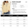 thumbnail image 6 of Asklazy Women's Open Front Cardigan Casual Lightweight Crewneck Long Sleeve Button down Knit Sweaters Almond,S, 6 of 10