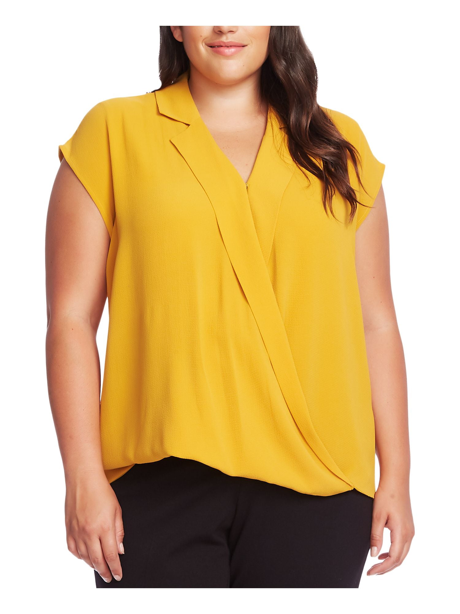 vince camuto yellow top