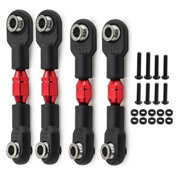 4 Pieces Links Alloy Adjustable Turnbuckles Rods For Improved Stability In Remote Control Vehicle