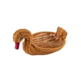 thumbnail image 3 of Uscallm 2Pcs Easter Woven Storage Basket, Farm Animal Decorative Container For Fruit Snack Organization, Plastic Home Decor Tabletop Organizer, Chicken Duck Goose Farmhouse Decor, 3 of 9