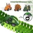 thumbnail image 4 of Juguetes de carreras de dinosaurios iHaha 169 unidades para niños de 1 a 7 años, 4 of 5