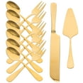 thumbnail image 3 of Masteelf 1 Set Stainless Steel Cake Serving Cutter Set with Forks and Spoons for Party and Wedding, 3 of 8