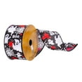 thumbnail image 1 of Vickerman Q215057 2.5 in. x 10 Yards Black BOO Ghost Ribbon, 1 of 1