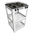 thumbnail image 2 of Parrilla de gas 4 quemadores con estante y cubierta porcelanizada ALFA  411-6, 2 of 3