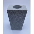thumbnail image 2 of Upstate Stone Works Granite Vase Tapered (5"x4"x9") Gray Cemetery Grave, 2 of 6