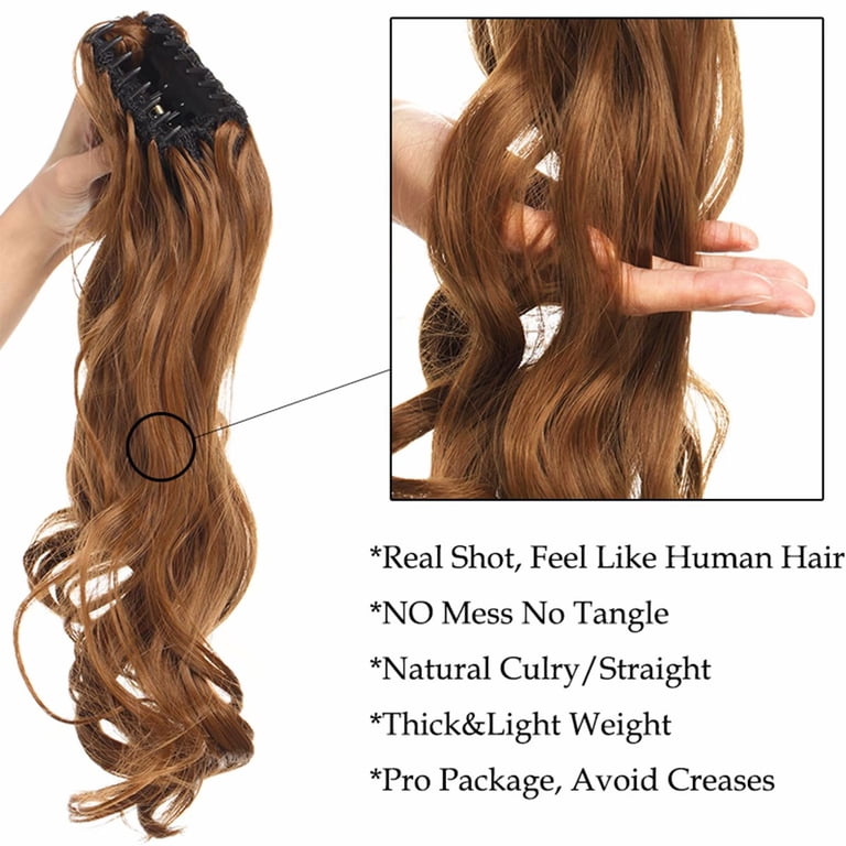 Benehair Clip In Ponytail Hair Extensions Fashion Claw on  display picture 3