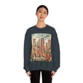 thumbnail image 4 of Manhattan Urban Wanderlust Unisex Heavy Blend Crewneck Sweatshirt, 4 of 9