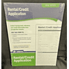 Adams Rental and Credit Application Form 8.5 x 11 Inch White LF305 NEW & SEALED