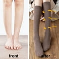 thumbnail image 4 of Calcetines hasta la rodilla de compresión graduada para mujer, calcetines largos y finos de tubo alto, 1 par, 4 of 5
