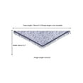 thumbnail image 3 of INSPIRE CHIC Chal de Encaje Mantilla de Tul, Cubierta Triangular para la Cabeza, Velo de Iglesia para Misa, Damas de Honor de Boda 51.2"x15.7" Azul Marino, 3 of 5