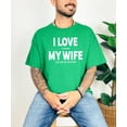 thumbnail image 2 of I Love It When My Wife Lets Me Go Golfing Shirt for Men Funny Golf Shirt for Husband Vintage Green shirt Adult 2XL, 2 of 5