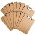 thumbnail image 1 of Clipboard Hapi Hapi, 16 unidades, A4, madera prensada, 23 x 32 cm, color marrón, 1 of 8