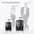 thumbnail image 2 of Luggage Samsonite Winfield 2 Hardside, juego de 2 piezas, antracita cepillada, 2 of 8