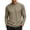 Khaki, variant on Fnooota Men's Thermal Tops, Fall Winter Mock Neck Casual Long Sleeve Base Layer Clothing Dark Gray Size S-3XL