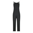 thumbnail image 3 of Ahabrexf Jumpsuits for Women Casual Women's Summer Fashion Solid Color Jumpsuit with Pockets and Straps Casual Pants Jumpsuit for Women Casual Summer, 3 of 6