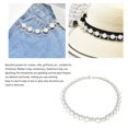 thumbnail image 4 of 1 Yard Pearl Flower Rhinestone Chain Pearl Rhinestone Applique Embellishment for Belt Bags Shoes, 4 of 4