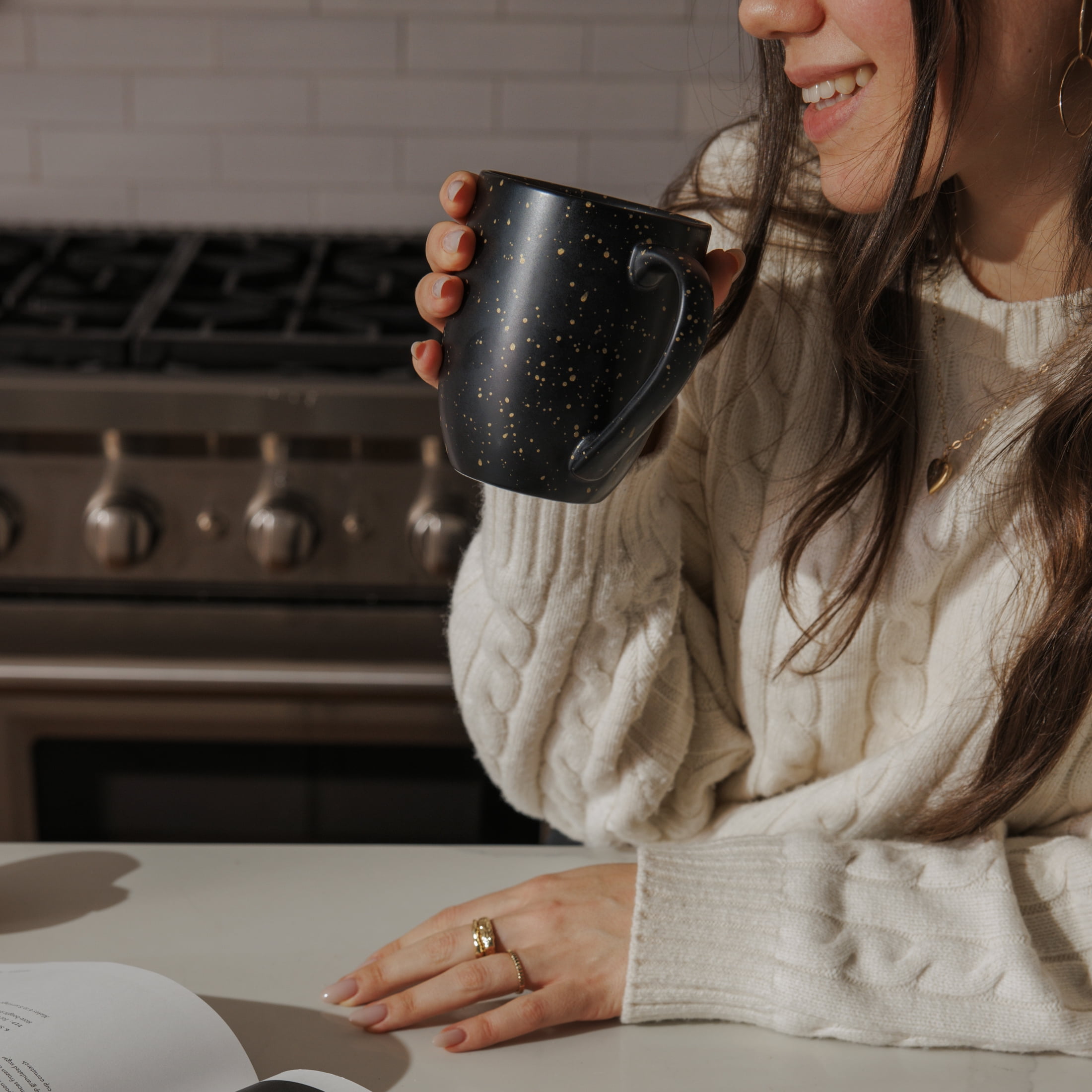 Thyme & Table Merrick Mug, Black